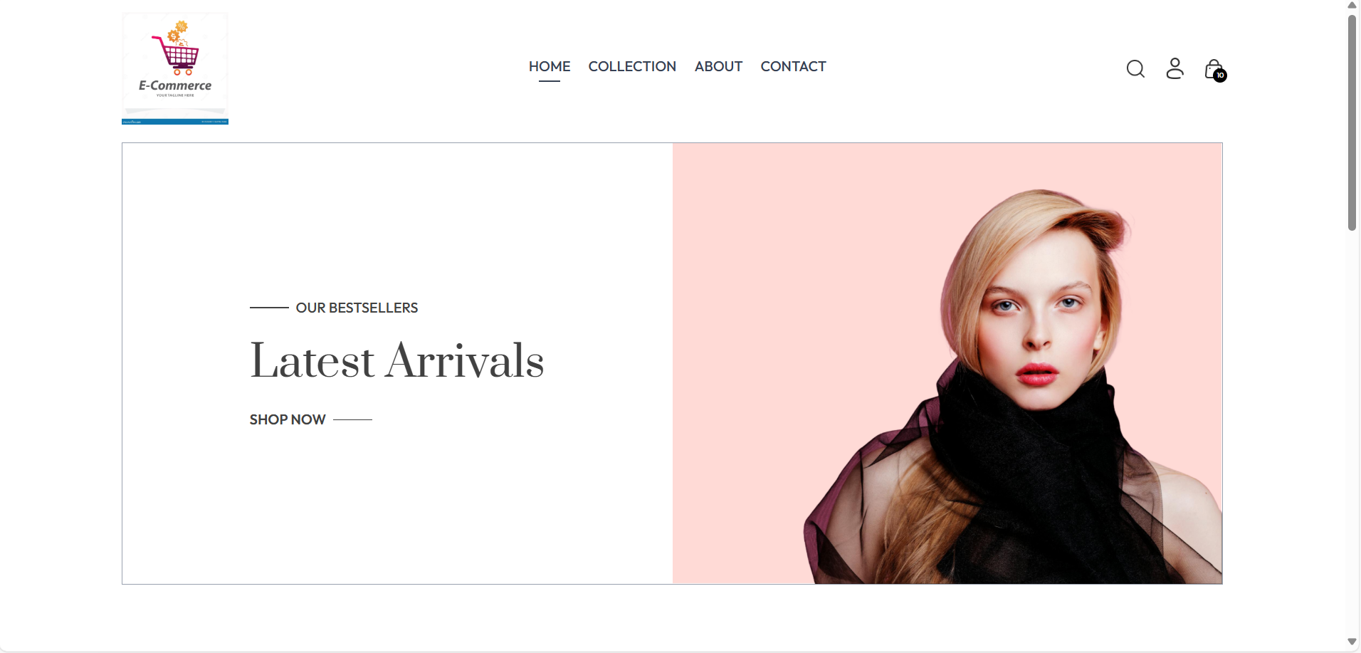 E-Commerce Website Screenshot